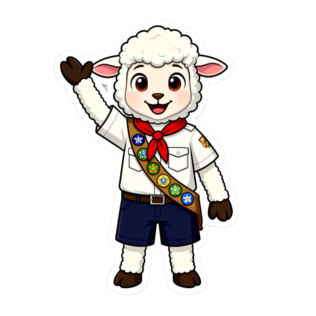 Samson the Sheep β waving