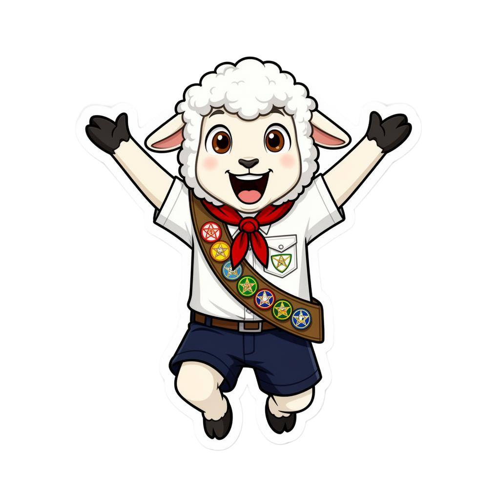 Samson the Sheep โ excited